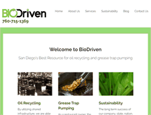 Tablet Screenshot of biodrivenservice.com